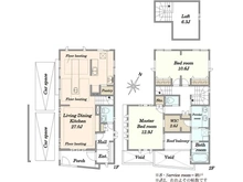 【東京都/練馬区石神井町】練馬区石神井町7丁目新築戸建 間取り図