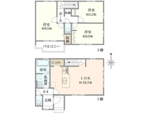【東京都/練馬区大泉学園町】練馬区大泉学園町3丁目新築戸建 間取り図