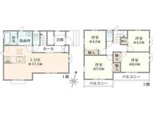 【東京都/練馬区大泉学園町】練馬区大泉学園町1丁目新築戸建・F号棟 間取り図