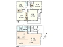 【東京都/練馬区大泉学園町】練馬区大泉学園町3丁目新築戸建 間取り図