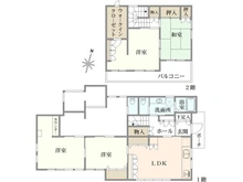 【東京都/西東京市泉町】西東京市泉町4丁目　中古戸建 間取り図
