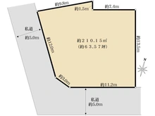 【東京都/西東京市泉町】西東京市泉町4丁目　中古戸建 区画図
