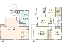 【東京都/練馬区東大泉】ケイアイグレース　1号棟 間取り図