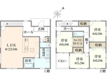 【埼玉県/入間市東町】入間市東町2丁目中古戸建 間取り図