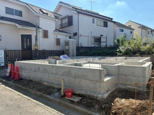 【東京都/練馬区三原台】練馬区三原台3丁目　新築戸建て 建築中の外観