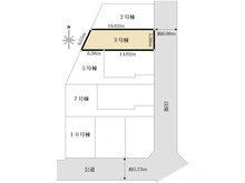 【東京都/練馬区大泉学園町】練馬区大泉学園町7丁目新築戸建・3号棟 区画図