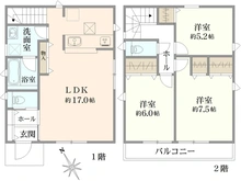 【東京都/練馬区大泉町】練馬区大泉町2丁目新築戸建（全5棟）・4号棟 間取り図