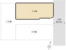 【東京都/練馬区関町北】練馬区関町北3丁目新築戸建・A号棟 区画図