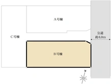 【東京都/練馬区関町北】練馬区関町北3丁目新築戸建・B号棟 区画図