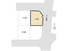 【東京都/練馬区東大泉】新築戸建【セキュレア大泉学園Sta.4号棟】(全8棟) 区画図