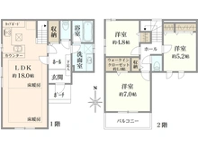 【東京都/練馬区東大泉】新築戸建【セキュレア大泉学園Sta.6号棟】(全8棟) 間取り図