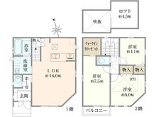 【東京都/東久留米市幸町】東久留米市幸町2丁目新築戸建・A号棟 間取り図