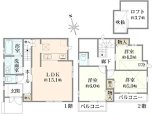 【東京都/東久留米市幸町】東久留米市幸町2丁目新築戸建・B号棟 間取り図