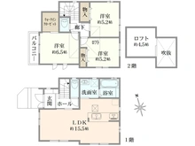 【東京都/東久留米市幸町】東久留米市幸町2丁目新築戸建・C号棟 間取り図