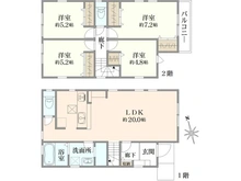 【東京都/立川市西砂町】FIT立川市西砂町1期 間取り図