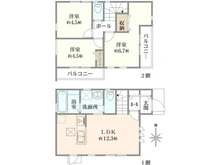 【東京都/立川市幸町】立川市幸町　新築戸建　2号棟 間取り図