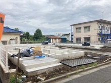 【東京都/立川市幸町】立川市幸町4丁目 新築戸建 A号棟 建築中の外観:全3棟現場