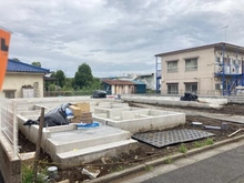【東京都/立川市幸町】立川市幸町4丁目 新築戸建 B号棟 建築中の外観:全3棟現場
