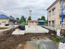 【東京都/立川市幸町】立川市幸町4丁目 新築戸建 C号棟 建築中の外観:全3棟現場