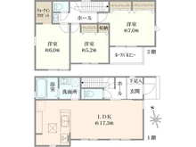 【東京都/八王子市台町】八王子台町4丁目　新築戸建 間取り図