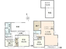 【東京都/昭島市朝日町】昭島市朝日町3丁目　新築戸建　I号棟 間取り図