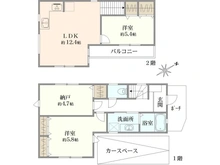 【東京都/日野市東豊田】日野市東豊田3丁目 新築戸建 間取り図