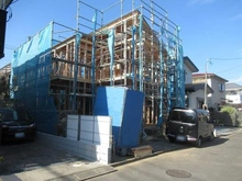 【東京都/稲城市矢野口】稲城市矢野口　新築戸建 建築中の外観