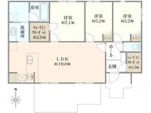 【東京都/八王子市館町】トワニーヒル高尾館ヶ丘　No.64 間取り図