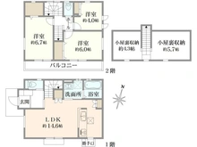【東京都/東大和市中央】新築戸建　東大和市中央　B号棟 間取り図