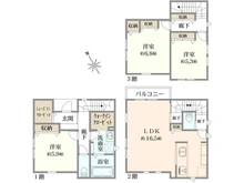 【東京都/昭島市宮沢町】昭島市宮沢町5期 間取り図
