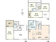 【東京都/八王子市本町】八王子市本町　1号棟 間取り図