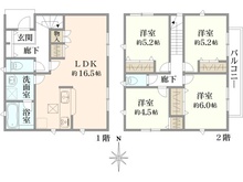 【東京都/武蔵村山市中原】「グレイドルガーデン武蔵村山市中原第8」　11号棟 間取り図