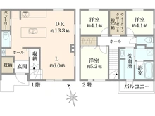 【東京都/東大和市芋窪】東大和市芋窪5丁目 間取り図