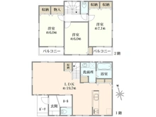 【東京都/日野市東豊田】日野市東豊田4丁目　新築戸建　5号棟 間取り図