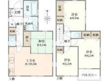【東京都/足立区神明南】足立区神明南2丁目 間取り図