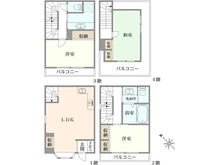 【東京都/文京区本駒込】文京区本駒込5丁目　中古建て 間取り図