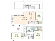 【東京都/豊島区要町】豊島区要町3丁目新築戸建 B号棟 間取り図