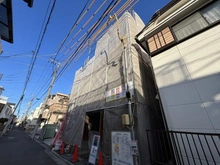 【東京都/北区志茂】北区志茂5丁目新築戸建 建築中の外観
