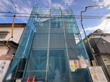 【東京都/北区滝野川】北区滝野川1丁目新築戸建 建築中の外観