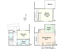 【東京都/北区赤羽西】北区赤羽西4丁目新築戸建て 間取り図