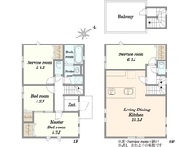 【東京都/豊島区上池袋】豊島区上池袋2丁目新築戸建て 間取り図