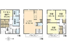 【大阪府/大阪市東住吉区東田辺】大阪市東住吉区東田辺2丁目 中古一戸建て 間取り図