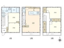 【大阪府/大阪市生野区鶴橋】大阪府大阪市生野区鶴橋1丁目 中古戸建 間取り図