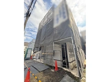 【東京都/大田区久が原】大田区久が原四丁目　新築戸建二号棟 建築中の外観：全3棟／真ん中