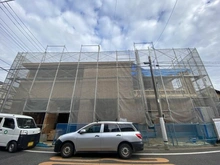 【東京都/大田区久が原】新築分譲住宅　大田区久が原3丁目　1棟 建築中の外観