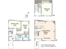 【東京都/大田区南雪谷】大田区南雪谷3丁目　新築戸建て　1号棟 間取り図