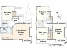 【東京都/世田谷区上馬】世田谷区上馬5丁目 中古戸建 間取り図