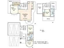 【東京都/世田谷区成城】世田谷区成城2丁目　中古戸建 間取り図