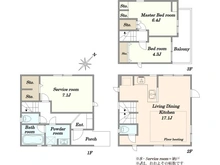 【東京都/大田区上池台】大田区上池台2丁目 中古戸建 間取り図