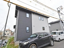 【千葉県/船橋市馬込町】船橋市馬込町　新築戸建　2期2号棟 建築中の外観：全4棟　中央